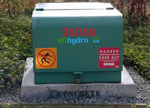 Single-phase low-profile transformer Example of three-phase pad-mounted transformer